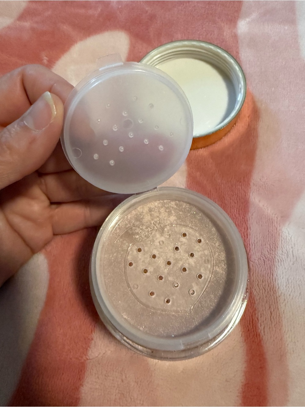 Awesome Too Faced PEACH TINSEL Peaches + Cream Loose Sparkling Powder - Picture 6 of 10